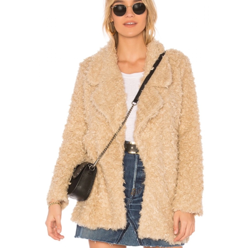 Tularosa Teddy Jacket in Caramel